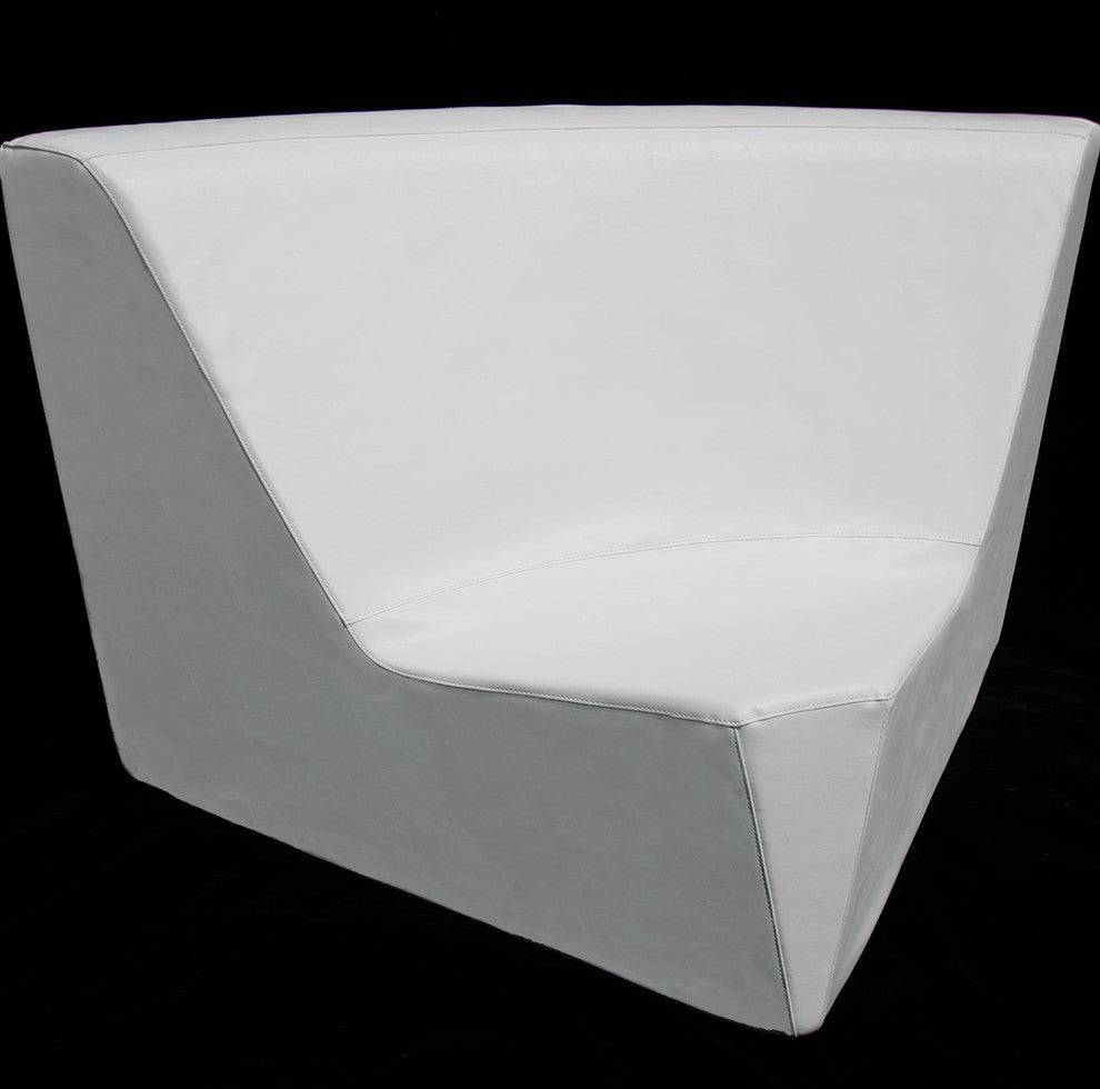 Goal Corner Deep Lounge Chair, Chill White