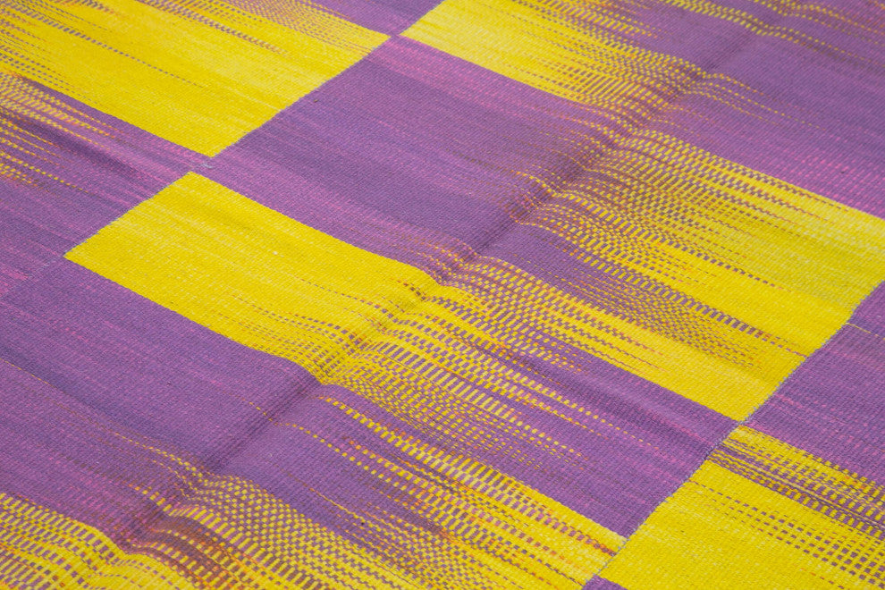 Rug N Carpet - Handmade Turkish 6' 11'' x 9' 1'' Unique Wool Kilim Rug