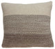 20" X 7" X 20" Cool Tan Cotton Pillow Cover With Down Insert