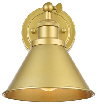 1 Light Brass Bath Sconce