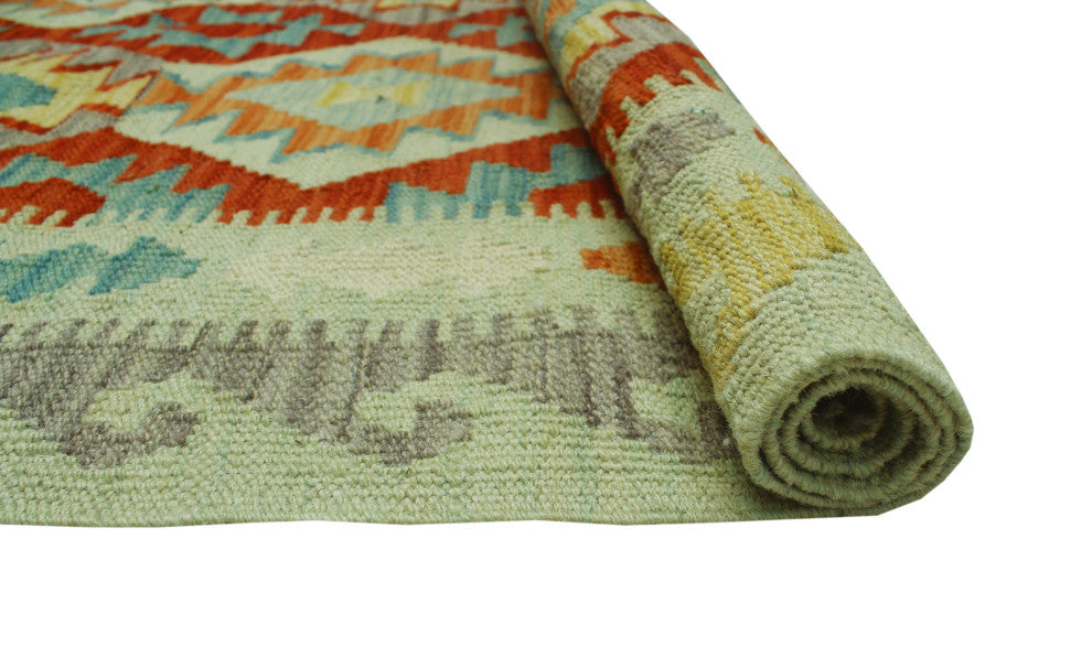 Winchester Kilim Lyman Lt. Green Rug