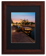 Mathieu Rivrin 'Sunset in Notre Dame de Paris' Matted Framed Art, 11x14