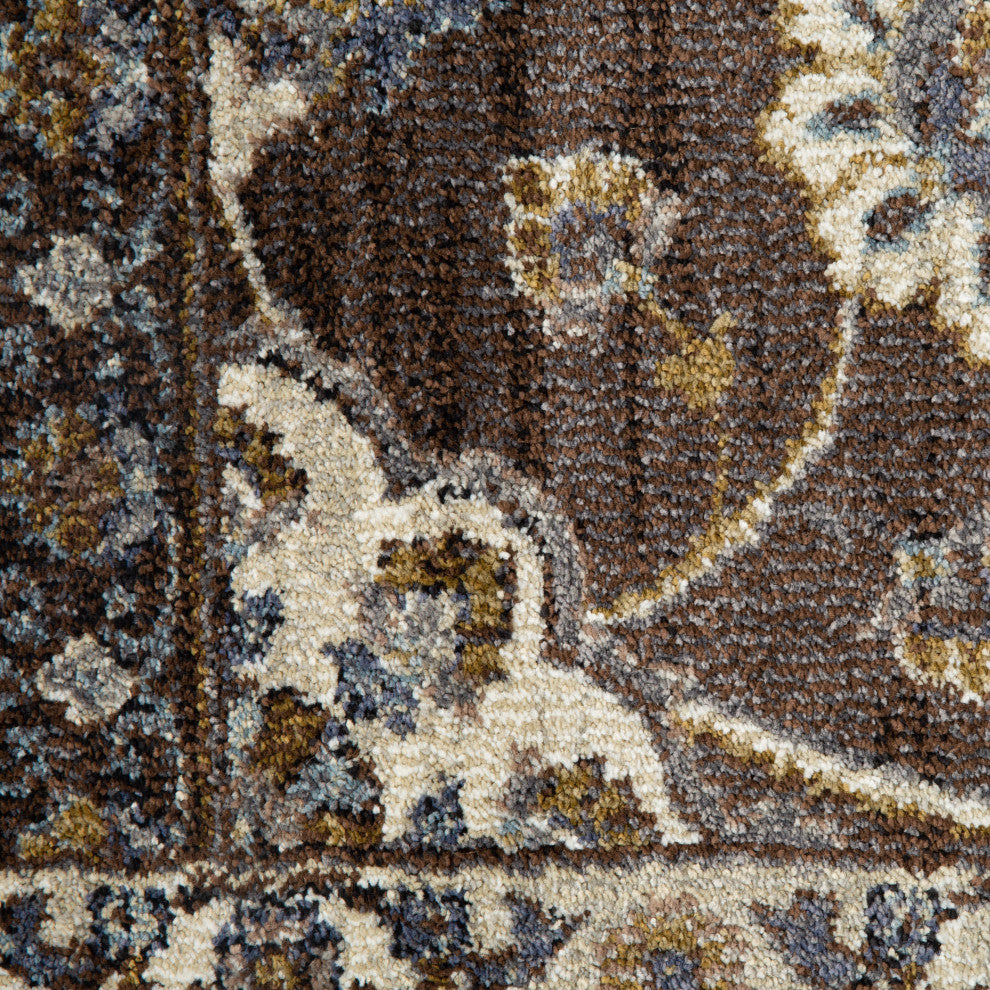 Jordan Bea Power-Loomed Polypropylene Area Rug, Brown, 7'10"x10'2"