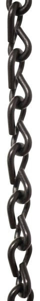 Steel Double Jack Basket Chain, 3', Black, U13