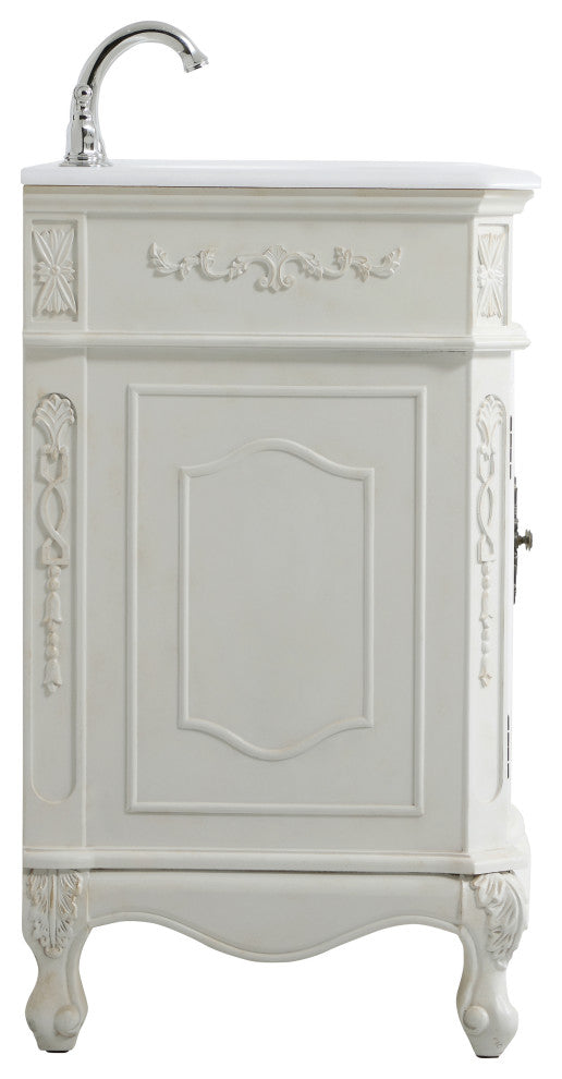 Bathroom Vanity, Antique White, 72", Double Sink