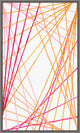 Brightly Colored Rays 1, Giclee Reproduction Artwork