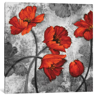 "Evening Red II" by Brian Francis, Canvas Print, 37"x37"