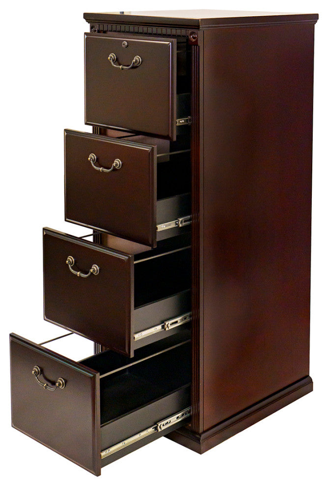 Martin Furniture Huntington Club 4 Drawer File Cabinet