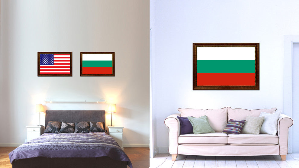 Bulgaria Country Flag Canvas Print, 21"x30"