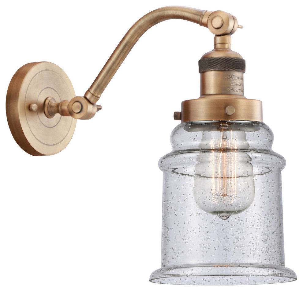 INNOVATIONS LIGHTING 515-1W-BB-G184 Canton 1 Light Sconce