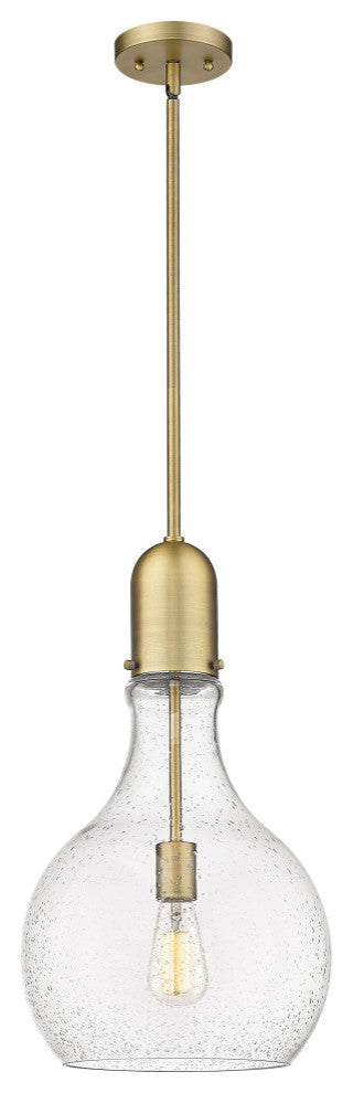 Innovations Lighting 492-1S-BB-G584-12 Amherst 1 Light 11.75" Mini Pendant
