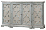 Sophie 4-Door Gray Cabinet