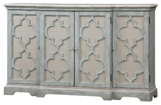 Sophie 4-Door Gray Cabinet