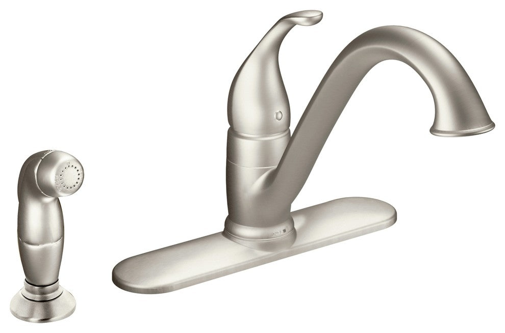 Moen Camerist 1-Handle Low Arc Kitchen Faucet, Spot Resist Stainless