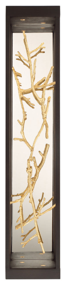 Contemporary Sconce, Bronze/Gold