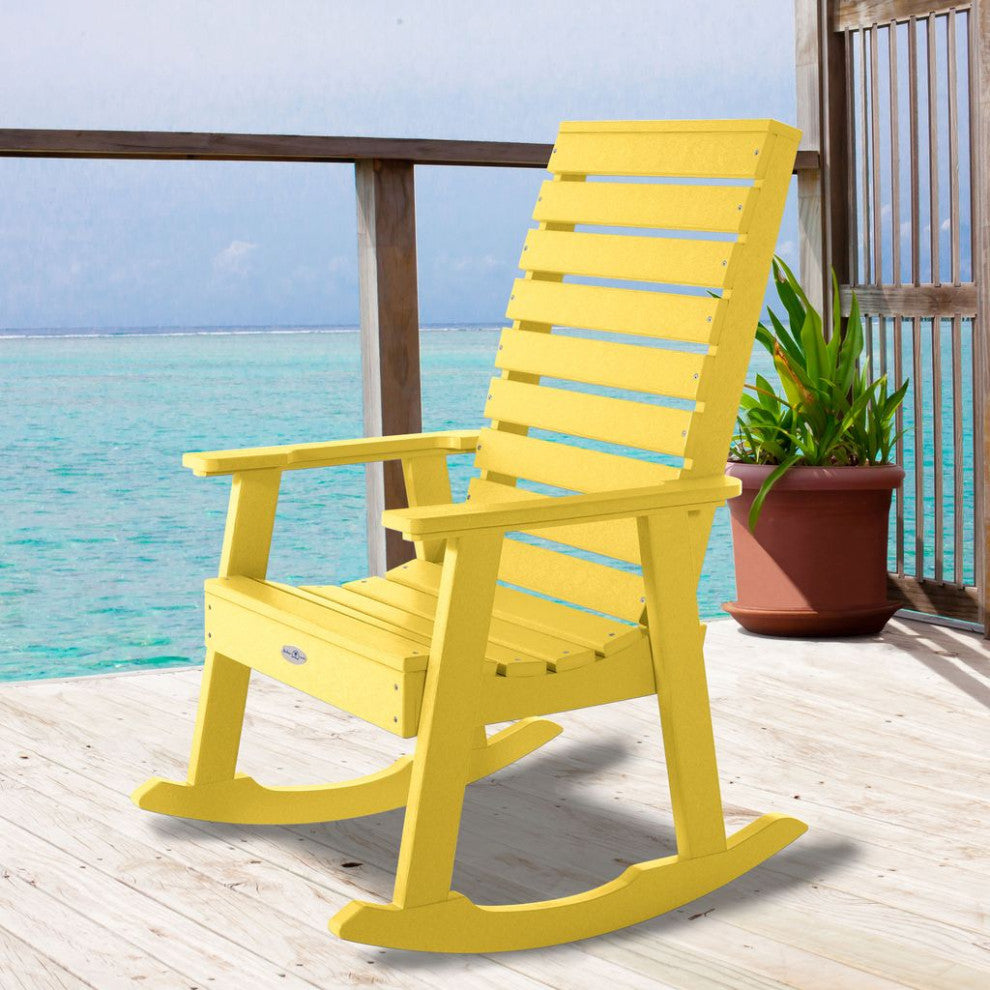 Riverside Rocking Chair, Sunbeam Yellow