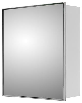 Deluxe Series Medicine Cabinet, 24"x30", Stainless Steel Frame, Surface Mount