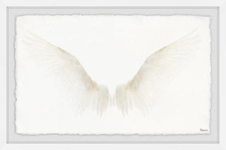 "White Wings" Framed Painting Print, 24"x16"