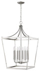 Kennedy 8-Light Satin Nickel Pendant