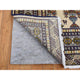 Cream Color Hand Knotted Pure Wool Turkoman Bokara Rug 4'3" x 5'7"