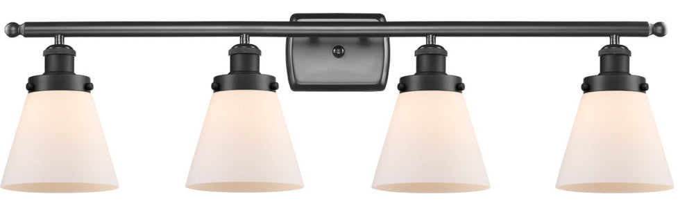 INNOVATIONS LIGHTING 916-4W-BK-G61 Small Cone 3 Light Bath Vanity Light
