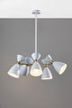 Oscar 5-Head Pendant, White