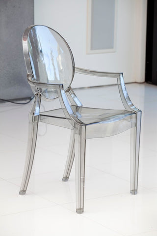 Bentley Arm Dining Chairs, Set of 4, Smoke