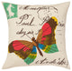 Evergreen Butterfly Pillow