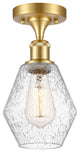 Innovations 516-1C-SG-G654-6 1-Light Semi-Flush Mount, Satin Gold