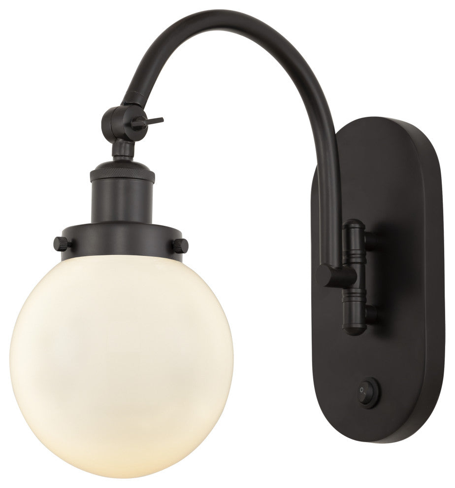 Innovations 918-1W-OB-G201-6-LED 1-Light Sconce, Oil Rubbed Bronze