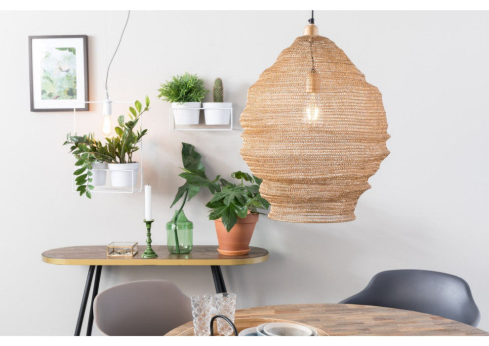 Brass Iron Mesh Pendant Lamp L | DF Lena
