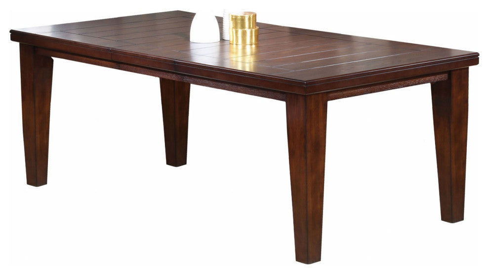 48" Dark Brown Dining Table