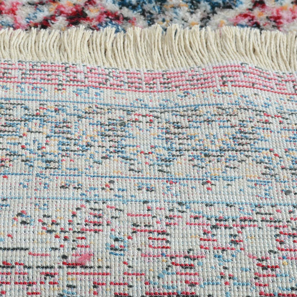 MACHINE MADE POLYESTER AREA RUGS  -Red Color, Oriental ,Rugs for Living Room