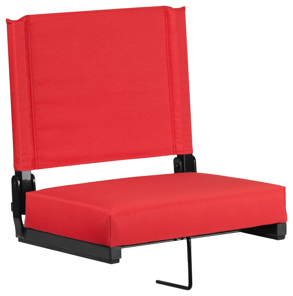 Folding Tables and Chairs, "Carletta" Portable Lounge Chair, Red