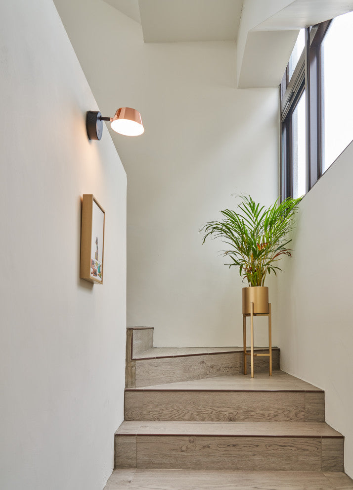 OLO Wall Lamp, Black/Copper