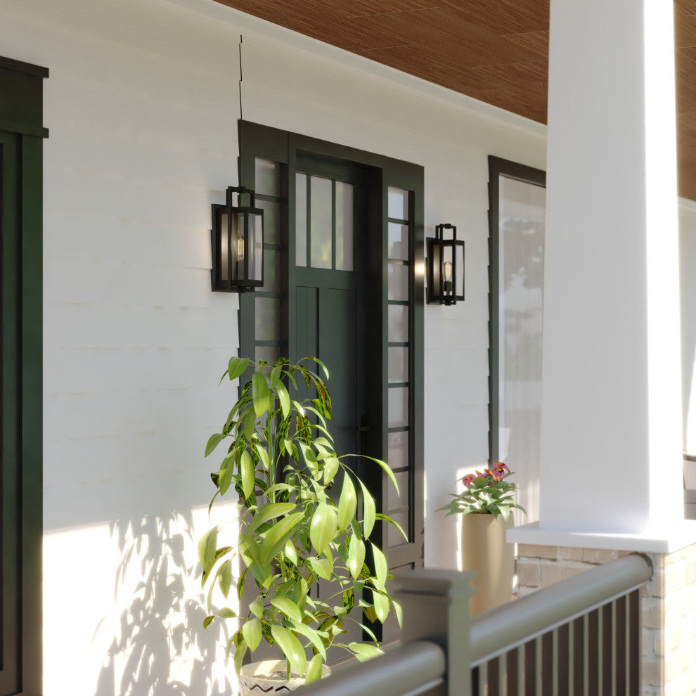 Sheridan 7" Outdoor Wall Light Matte Black