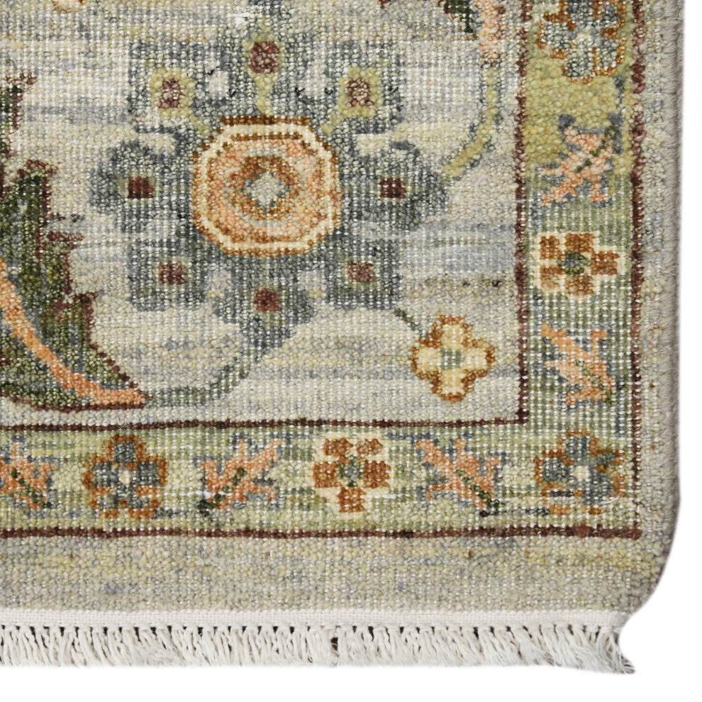 Milano Caly Area Rug, White, 9' x 12', Medallion