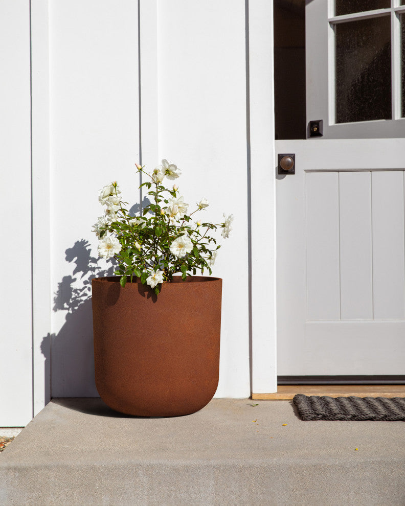 Veradek Patina Series Kona Planter Rust, Rust, 15", 1 Pack