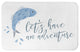 Let's Have An Adventure Fish 34x21 Bath Mat