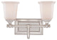 Quoizel NL8602BN Two Light Bath Fixture Nicholas Brushed Nickel