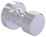 Foxtrot Robe Hook, Satin Chrome