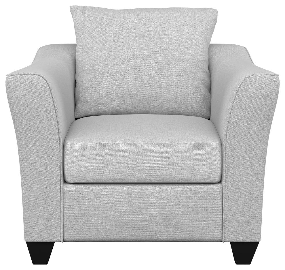 Salizar Upholstered Flared Arm Accent Chair Sand