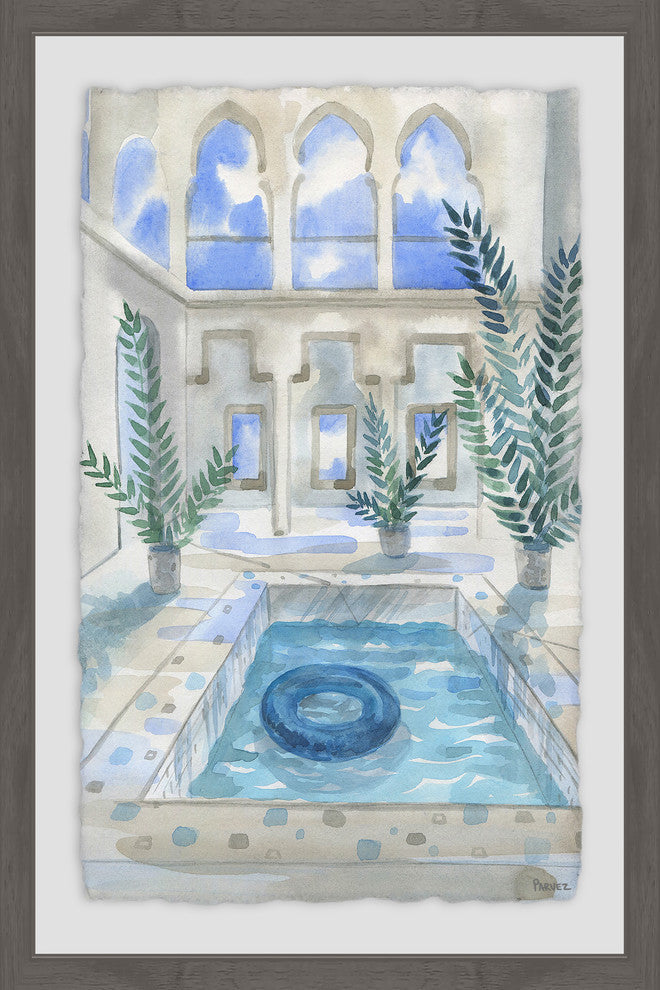 "One Floater Left" Framed Painting Print, 16"x24"