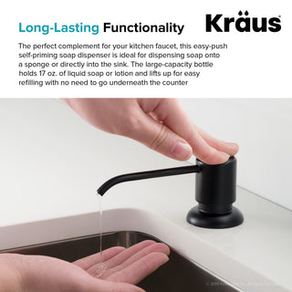 Soap Dispenser, Matte Black