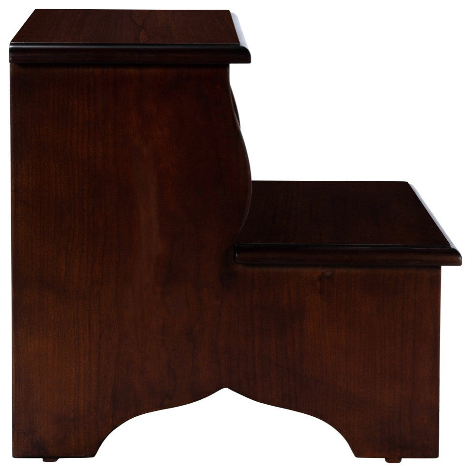 Handcrafted Cherry Step Stool