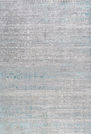 Tidal Modern Strie' Area Rug, Gray/Turquoise, 3 X 5
