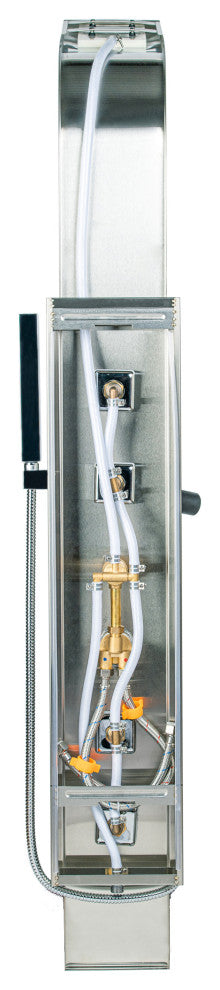 Blue Ocean 59"? Stainless Steel SPS8897 Shower Panel With Rainfall Shower Head