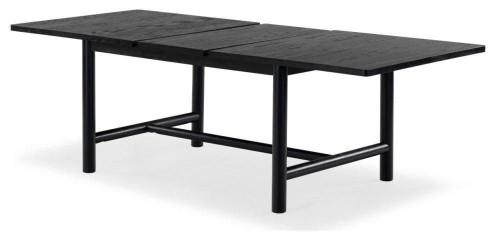 Safavieh Couture Jaylessa Wood Extendable Dining Table, Black
