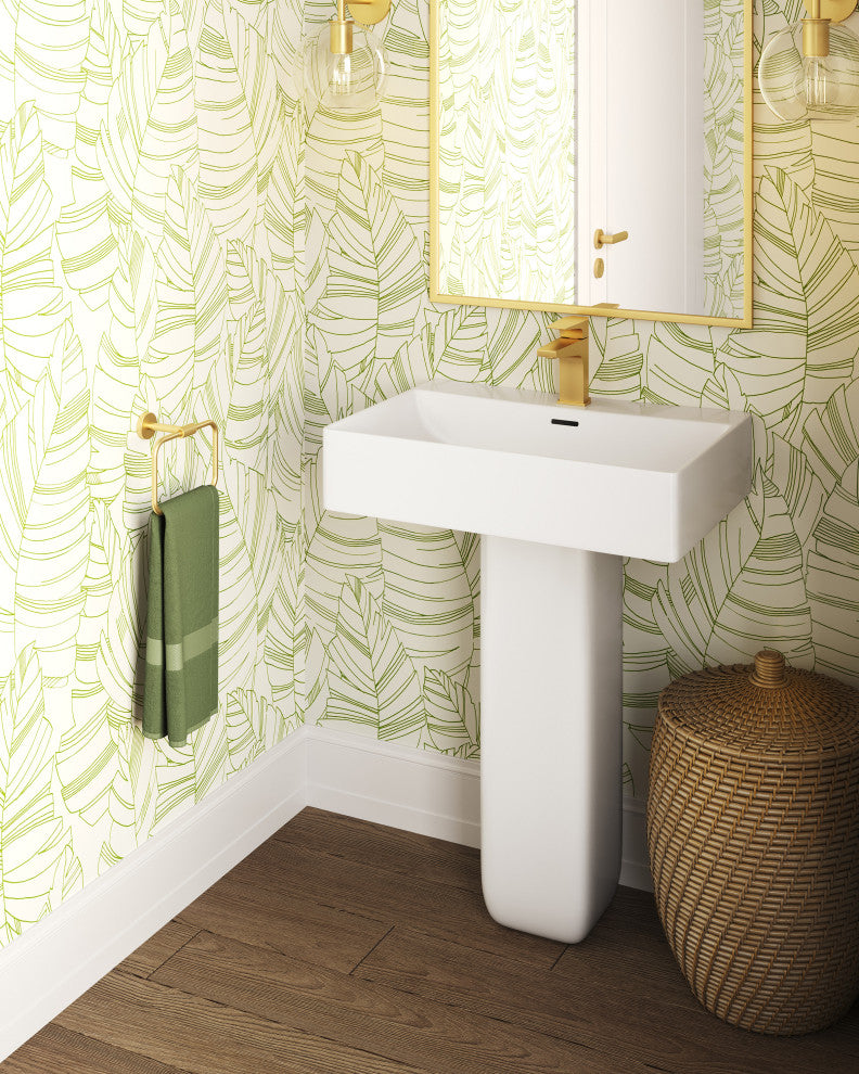 Concorde Square 2-Piece Pedestal Sink