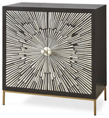 Amika 2 Door Sunburst Accent Cabinet